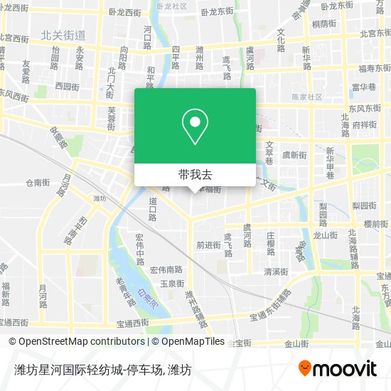 潍坊星河国际轻纺城-停车场地图