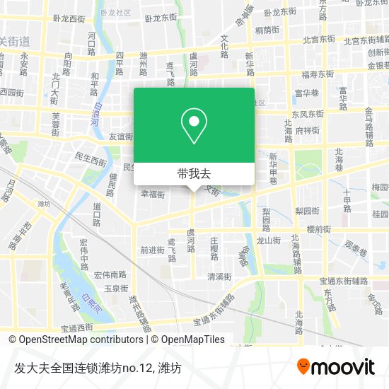 发大夫全国连锁潍坊no.12地图