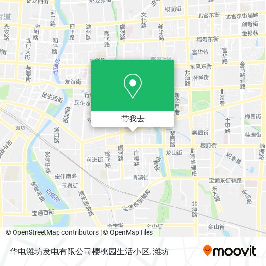 华电潍坊发电有限公司樱桃园生活小区地图