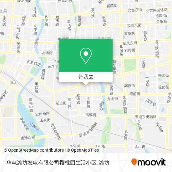 华电潍坊发电有限公司樱桃园生活小区地图