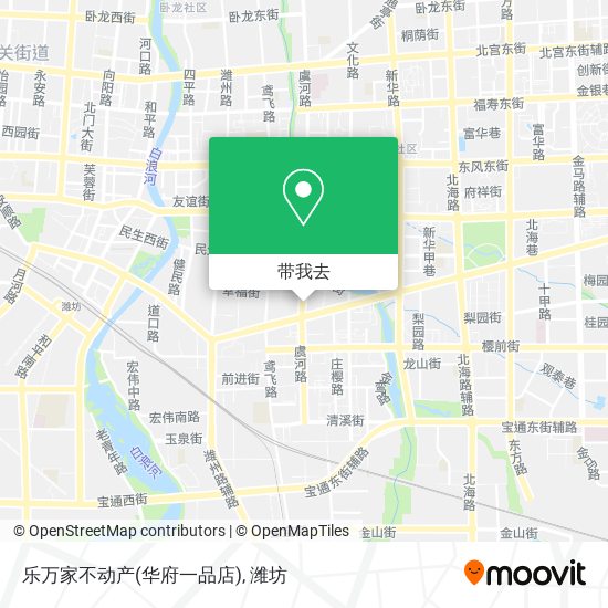 乐万家不动产(华府一品店)地图