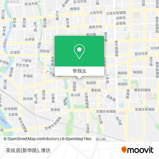 茶炫居(新华路)地图