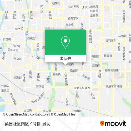 梨园社区南区-9号楼地图