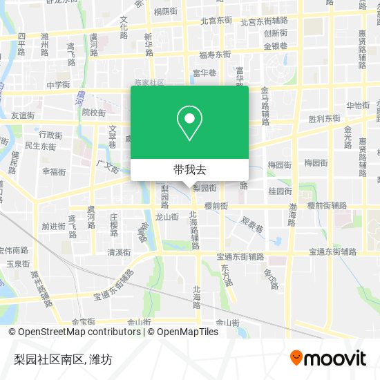 梨园社区南区地图