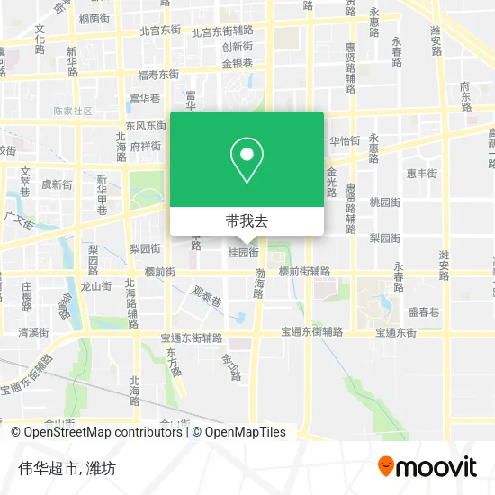 伟华超市地图