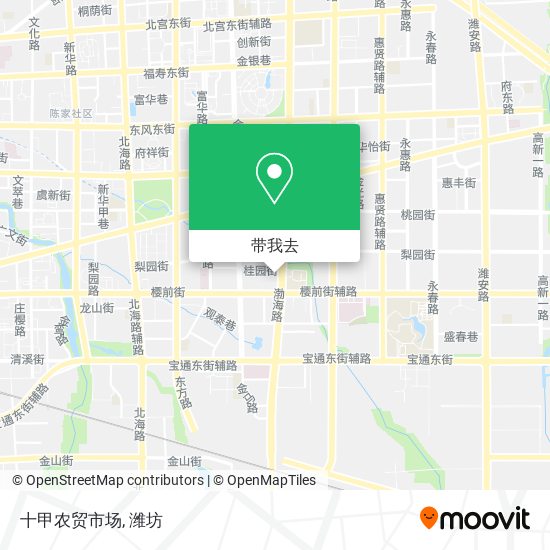 十甲农贸市场地图