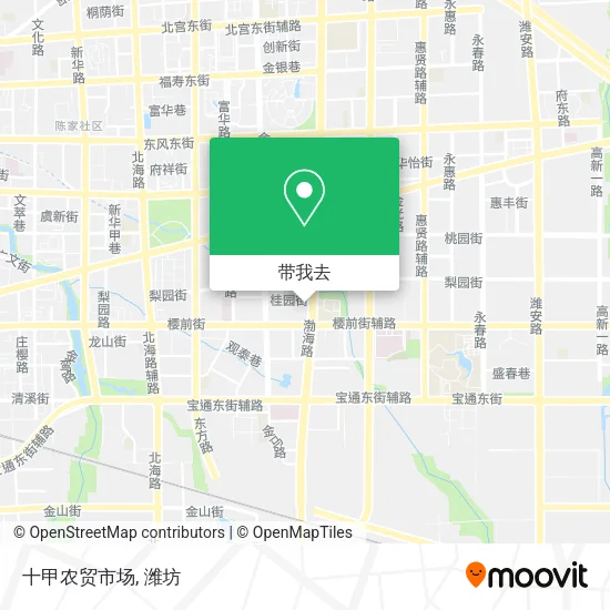 十甲农贸市场地图
