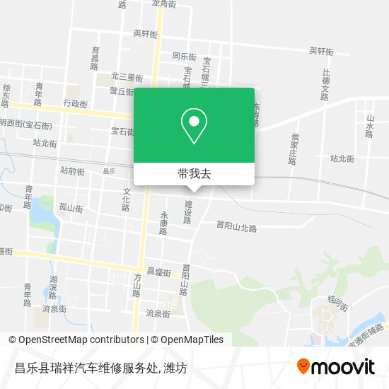 昌乐县瑞祥汽车维修服务处地图