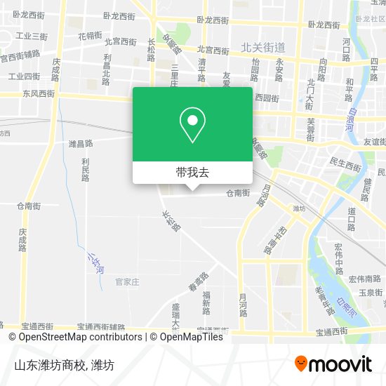 山东潍坊商校地图