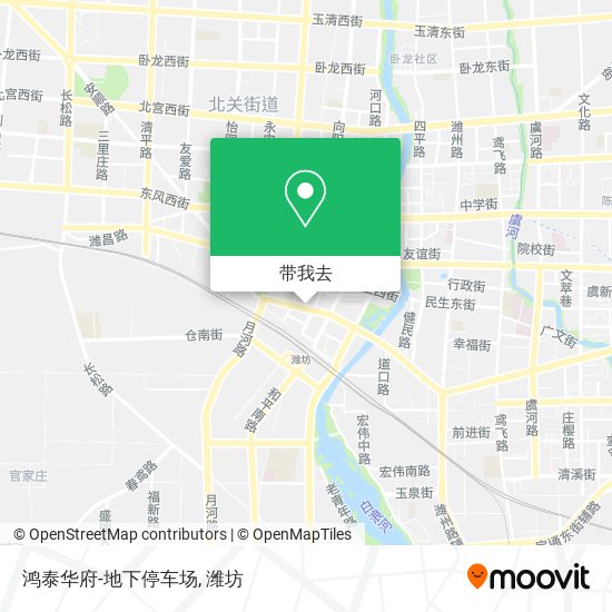 鸿泰华府-地下停车场地图