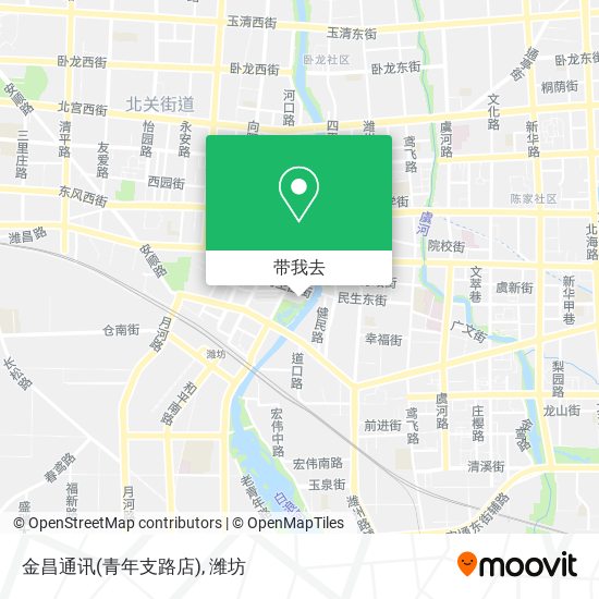 金昌通讯(青年支路店)地图