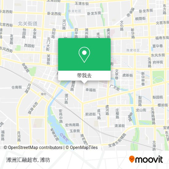 潍洲汇融超市地图