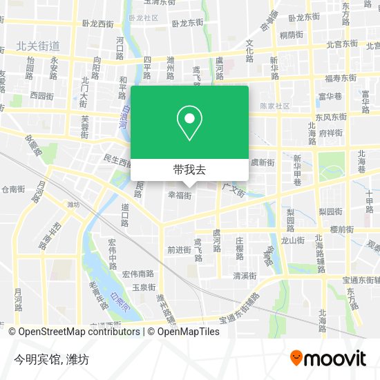 今明宾馆地图