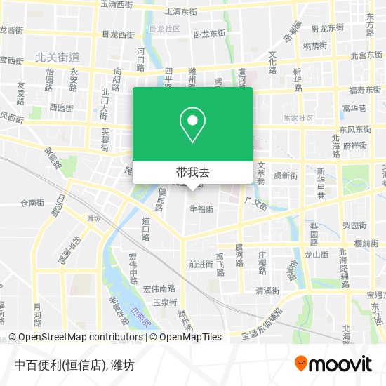 中百便利(恒信店)地图