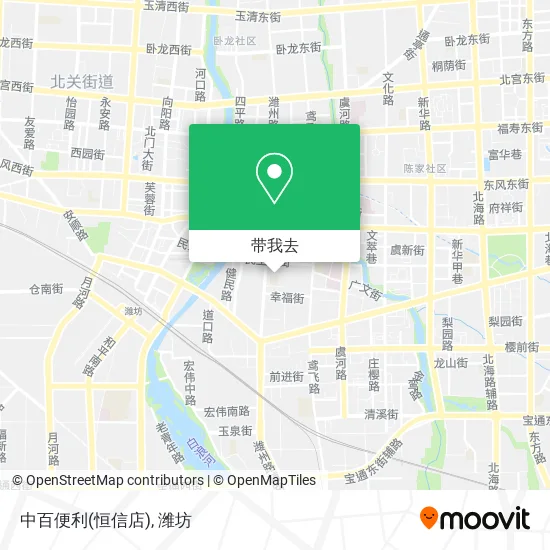 中百便利(恒信店)地图