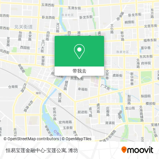 恒易宝莲金融中心-宝莲公寓地图