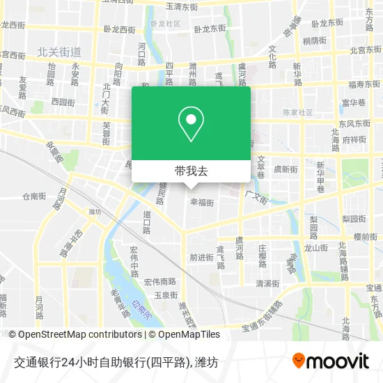 交通银行24小时自助银行(四平路)地图