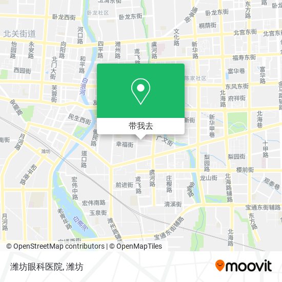 潍坊眼科医院地图