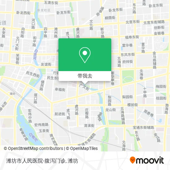 潍坊市人民医院-腹泻门诊地图