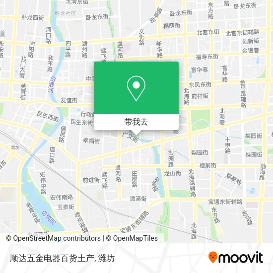 顺达五金电器百货土产地图