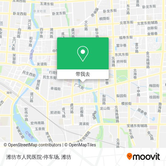潍坊市人民医院-停车场地图