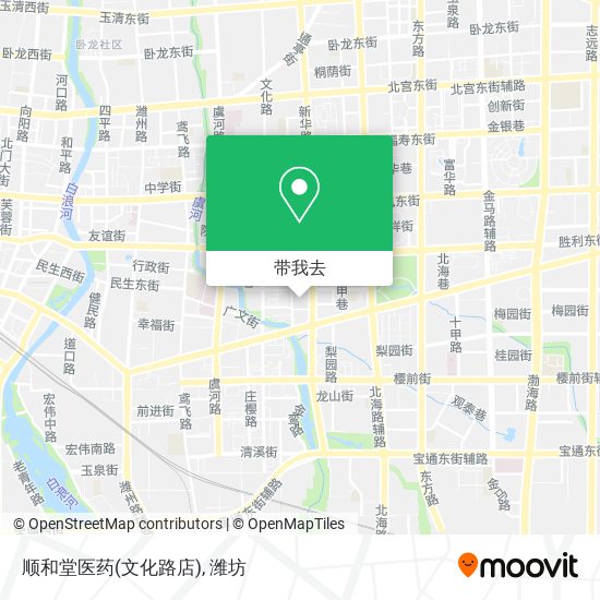 顺和堂医药(文化路店)地图