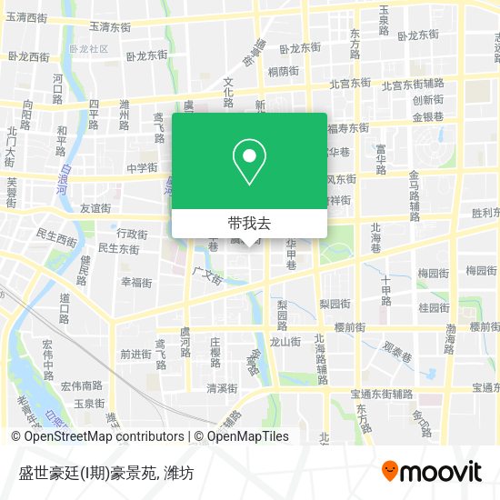 盛世豪廷(I期)豪景苑地图
