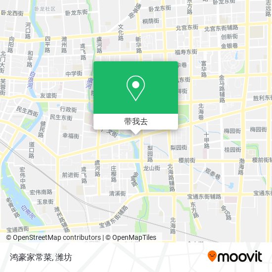 鸿豪家常菜地图
