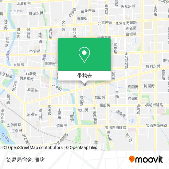 贸易局宿舍地图