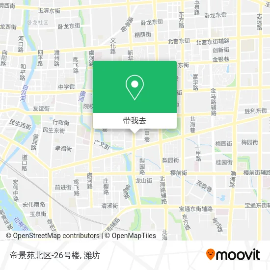 帝景苑北区-26号楼地图