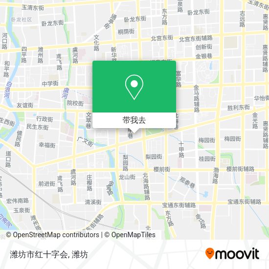 潍坊市红十字会地图