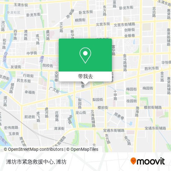 潍坊市紧急救援中心地图