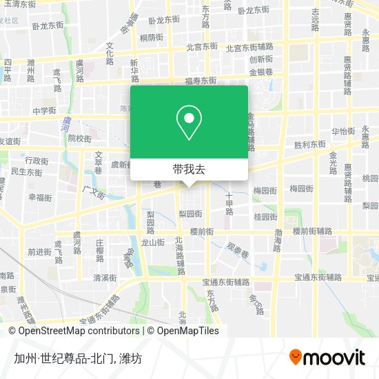 加州·世纪尊品-北门地图