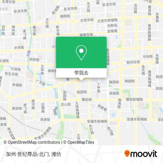 加州·世纪尊品-北门地图