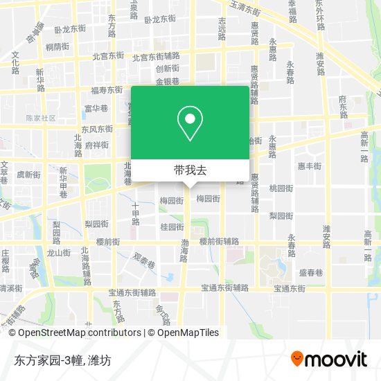 东方家园-3幢地图
