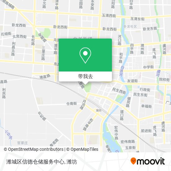 潍城区信德仓储服务中心地图