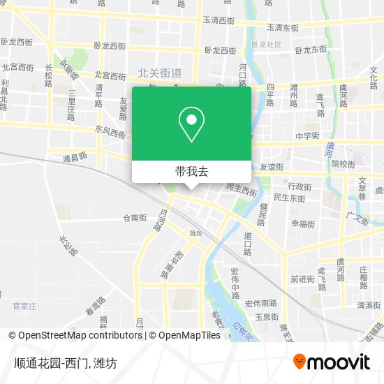 顺通花园-西门地图