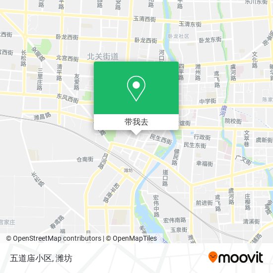 五道庙小区地图