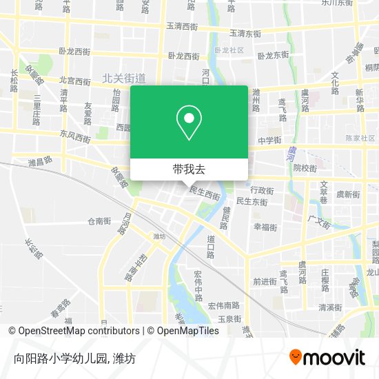 向阳路小学幼儿园地图