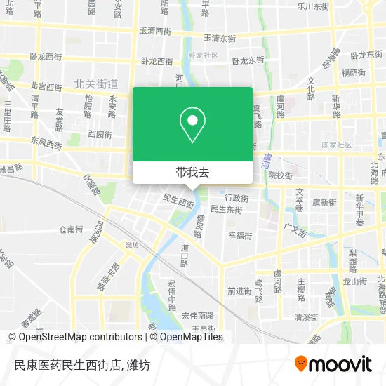 民康医药民生西街店地图