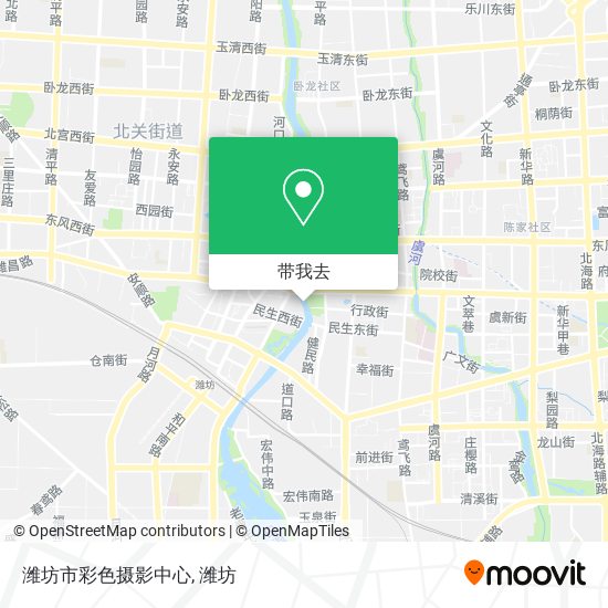 潍坊市彩色摄影中心地图