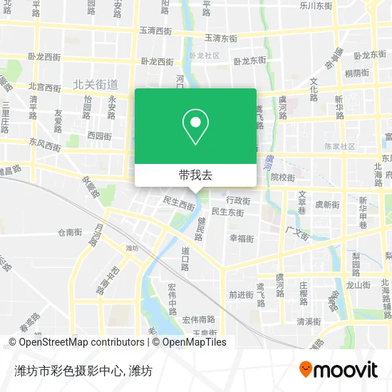 潍坊市彩色摄影中心地图
