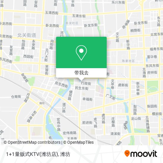 1+1量贩式KTV(潍坊店)地图