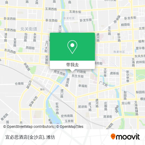 宜必思酒店(金沙店)地图