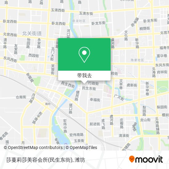 莎蔓莉莎美容会所(民生东街)地图