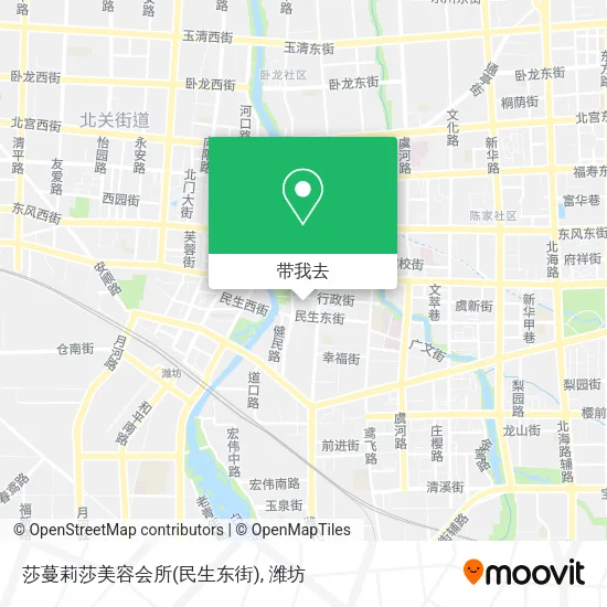莎蔓莉莎美容会所(民生东街)地图