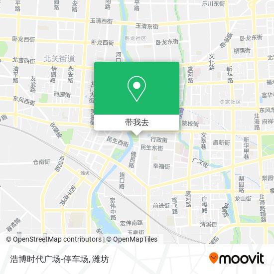浩博时代广场-停车场地图