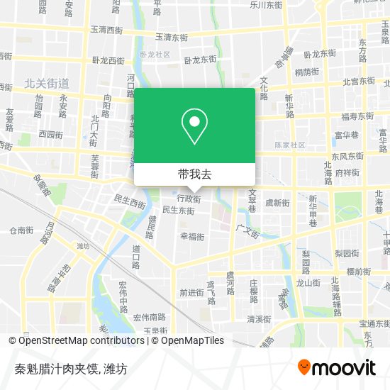 秦魁腊汁肉夹馍地图