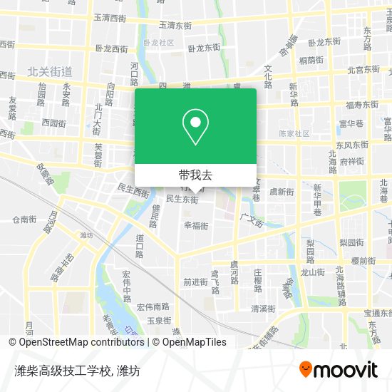 潍柴高级技工学校地图
