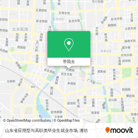 山东省应用型与高职类毕业生就业市场地图